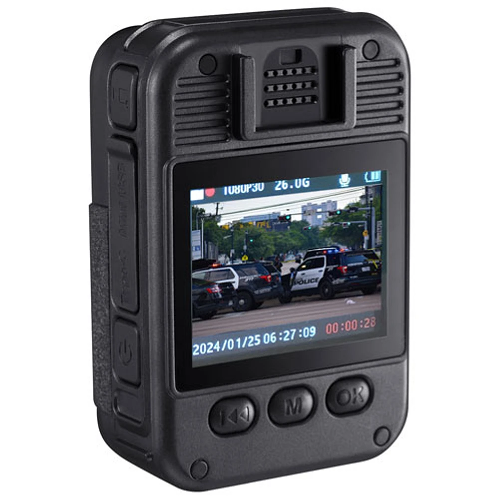 GekoGear Aegis 110 Full HD 1080p Body Camera with 2" LCD Screen