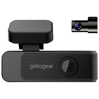 GekoGear Orbit D410 4K Ultra HD Dash Cam with 1.5" LCD Screen & 1080p Rear Camera