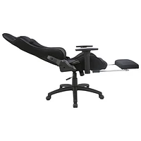 TygerClaw Ergonomic High Back Fabric Gaming Chair - Black