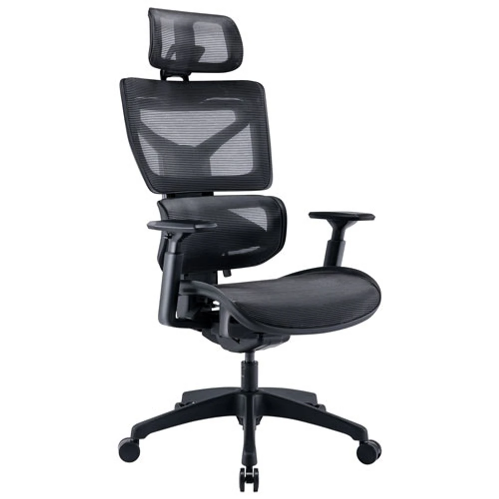 TygerClaw High Back Ergonomic Mesh Office Chair - Black