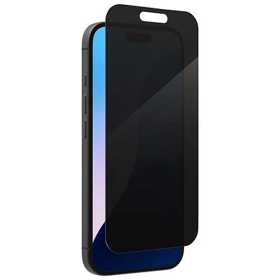 Protecteur d'écran en verre Privacy d'InvisibleShield by Zagg pour iPhone 16/15