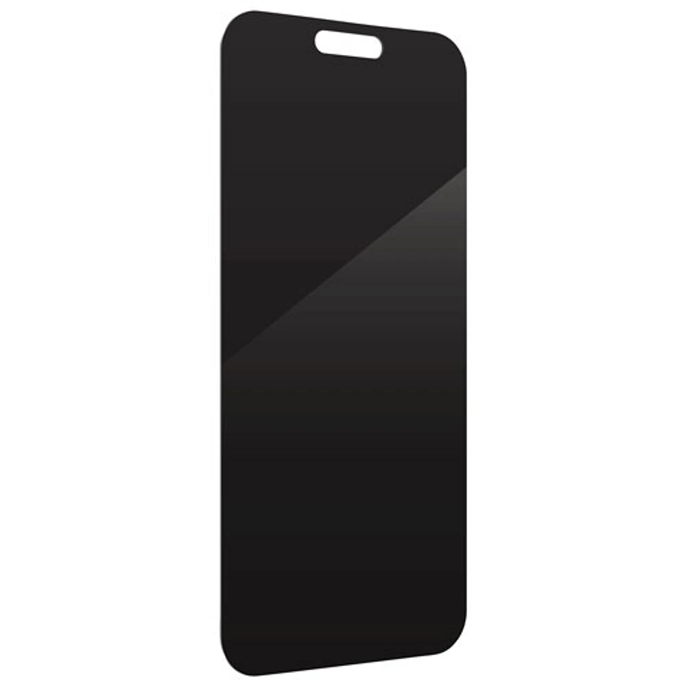 Protecteur d'écran en verre Privacy d'InvisibleShield by Zagg pour iPhone 16 Plus/15 Plus