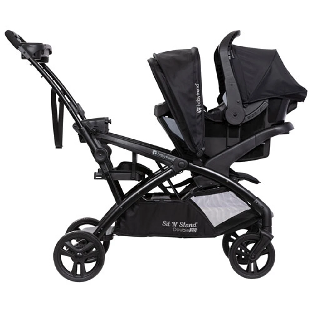 Baby Trend Sit N' Stand Double 2.0 Stroller - Black