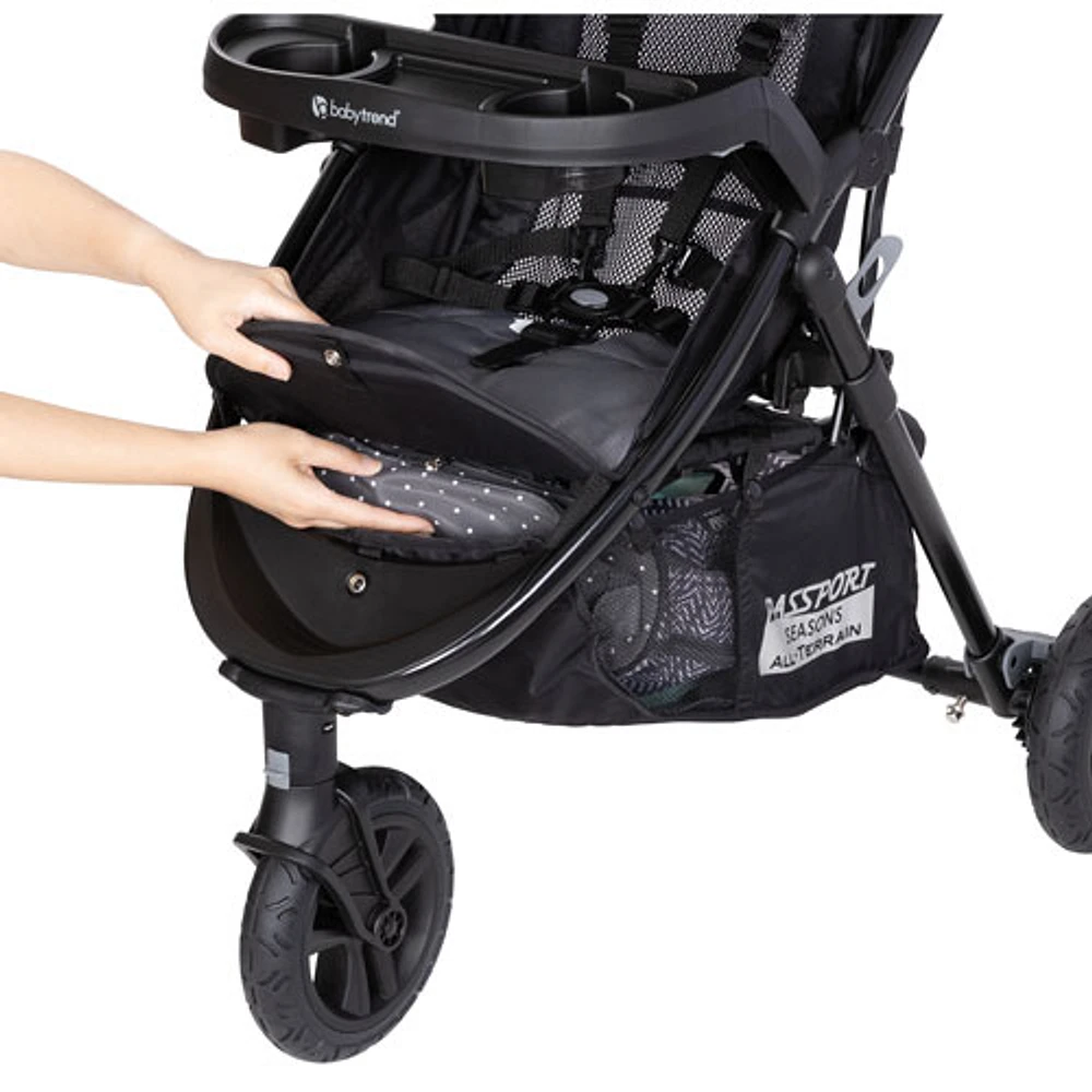 Système de voyage tout-terrain avec siège d'auto pour bébé EZ-Lift Plus de Baby Trend - Noir