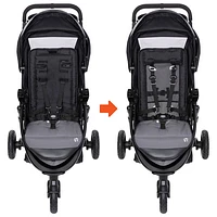 Système de voyage tout-terrain avec siège d'auto pour bébé EZ-Lift Plus de Baby Trend - Noir