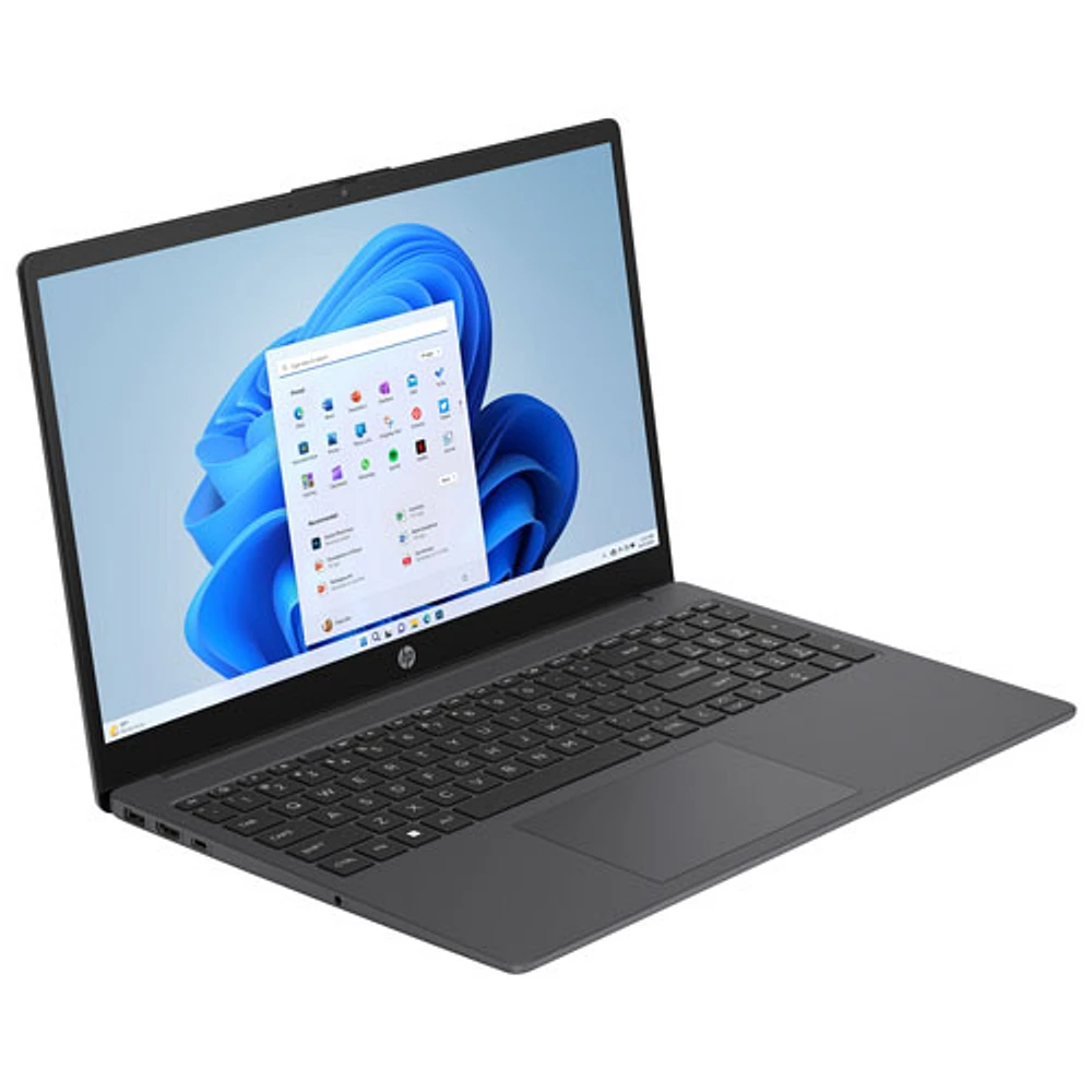 Portable de 15,6 po de HP - Gris craie (Core i3 N305 d'Intel/RAM 8 Go/SSD 512 Go/Windows 11)