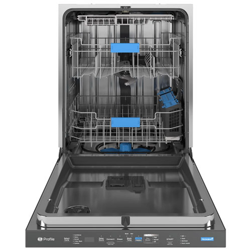 GE Profile 24" 42dB Built-In Dishwasher with Third Rack (PDP755SYVFS) - Stainless Steel