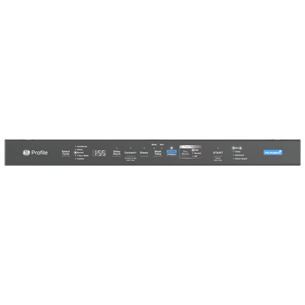 Lave-vaisselle encastrable 24 po 42 dB avec troisième panier Profile de GE (PDP755SYVFS) - Acier inoxydable