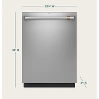 Café Customizable Professional 24" 44dB Built-In Dishwasher (CDT858P2VS1) - Stainless Steel