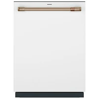 Café Customizable Professional 24" 39dB Built-In Dishwasher (CDT888P4VW2) - Matte White