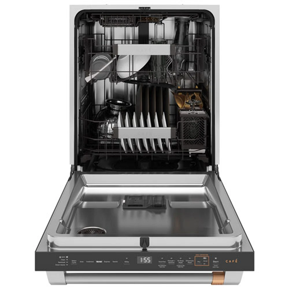 Café Customizable Professional 24" 44dB Built-In Dishwasher (CDT858P3VD1) - Black