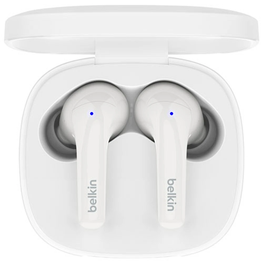 Belkin SoundForm Motion In-Ear Sound Isolating True Wireless Earbuds - White