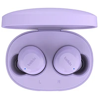 Belkin SoundForm Bolt In-Ear True Wireless Earbuds - Lavender