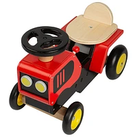 Bigjigs Wooden Ride On Toy Tractor