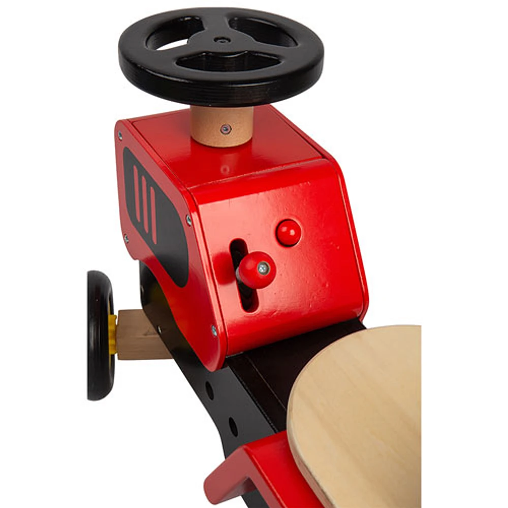 Bigjigs Wooden Ride On Toy Tractor