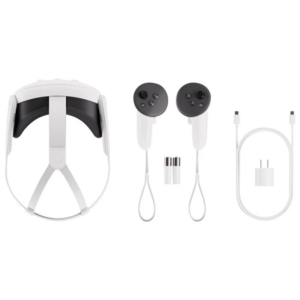 Refurbished (Excellent) - Meta Quest 3 512GB VR Headset with Touch Plus Controllers - White
