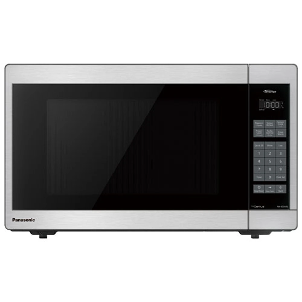 Panasonic Genius 1.3 Cu. Ft. Inverter Microwave (NNSC669SC) - Silver