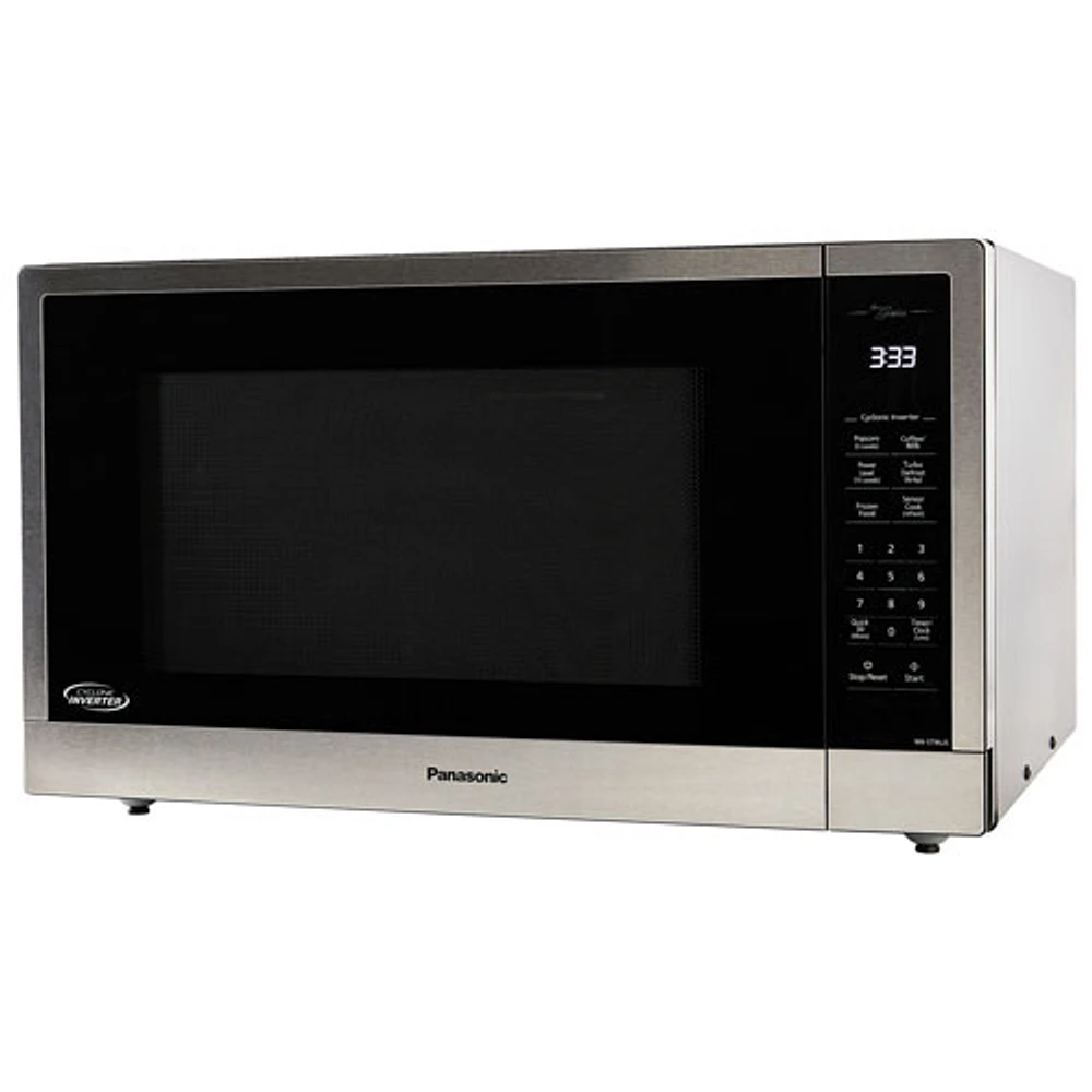 Panasonic Genius 2.2 Cu. Ft. Cyclonic Inverter Microwave (NNST96JSC) - Silver