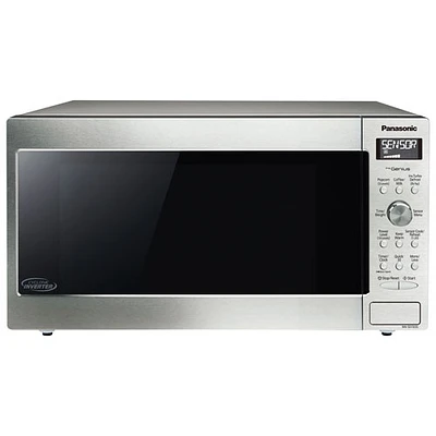 Panasonic Genius 1.6 Cu. Ft. Cyclonic Inverter Microwave (NNSD765SC) - Silver