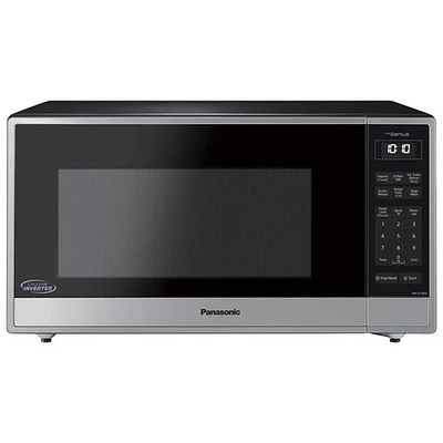 Panasonic Genius 1.6 Cu. Ft. Cyclonic Inverter Microwave (NNST765SC) - Silver