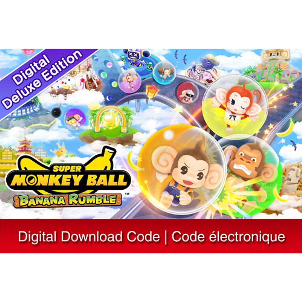 Super Monkey Ball: Banana Rumble édition de luxe numérique (Switch) - Téléchargement numérique