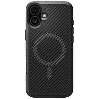 Étui rigide ajusté Core Armor MagFit de Spigen pour iPhone 16 - Noir mat