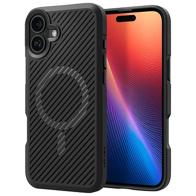 Étui rigide ajusté Core Armor de Spigen pour iPhone 16 Plus - Noir mat