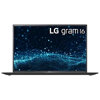 LG Gram 16" Laptop - Obsidian Black (Intel Core﻿ i7-1360P/16GB RAM/1TB SSD/Win 11 Home)