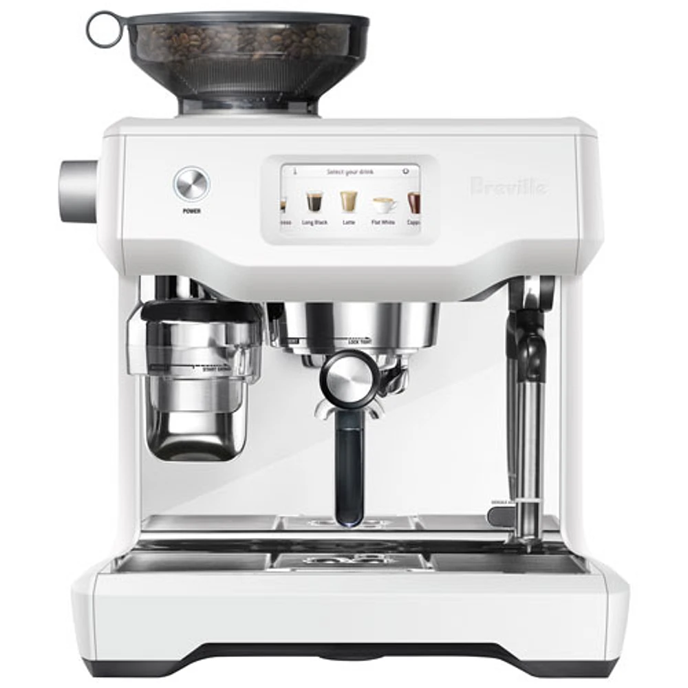 Breville Oracle Touch Automatic Espresso Machine with Frother & Coffee Grinder - Sea Salt