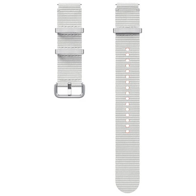 Bracelet en tissu de Samsung pour montre Galaxy Watch - Moyen/Grand - Argenté