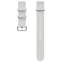 Bracelet en tissu de Samsung pour montre Galaxy Watch - Moyen/Grand - Argenté