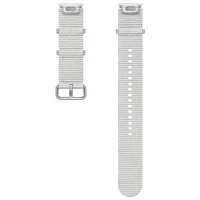 Bracelet en tissu de Samsung pour montre Galaxy Watch - Moyen/Grand - Argenté
