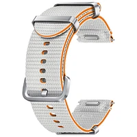 Bracelet en tissu de Samsung pour montre Galaxy Watch - Moyen/Grand - Argenté