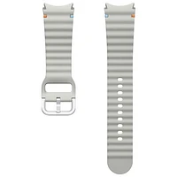 Bracelet sport de Samsung pour montre Galaxy Watch - Moyen/Grand - Argenté