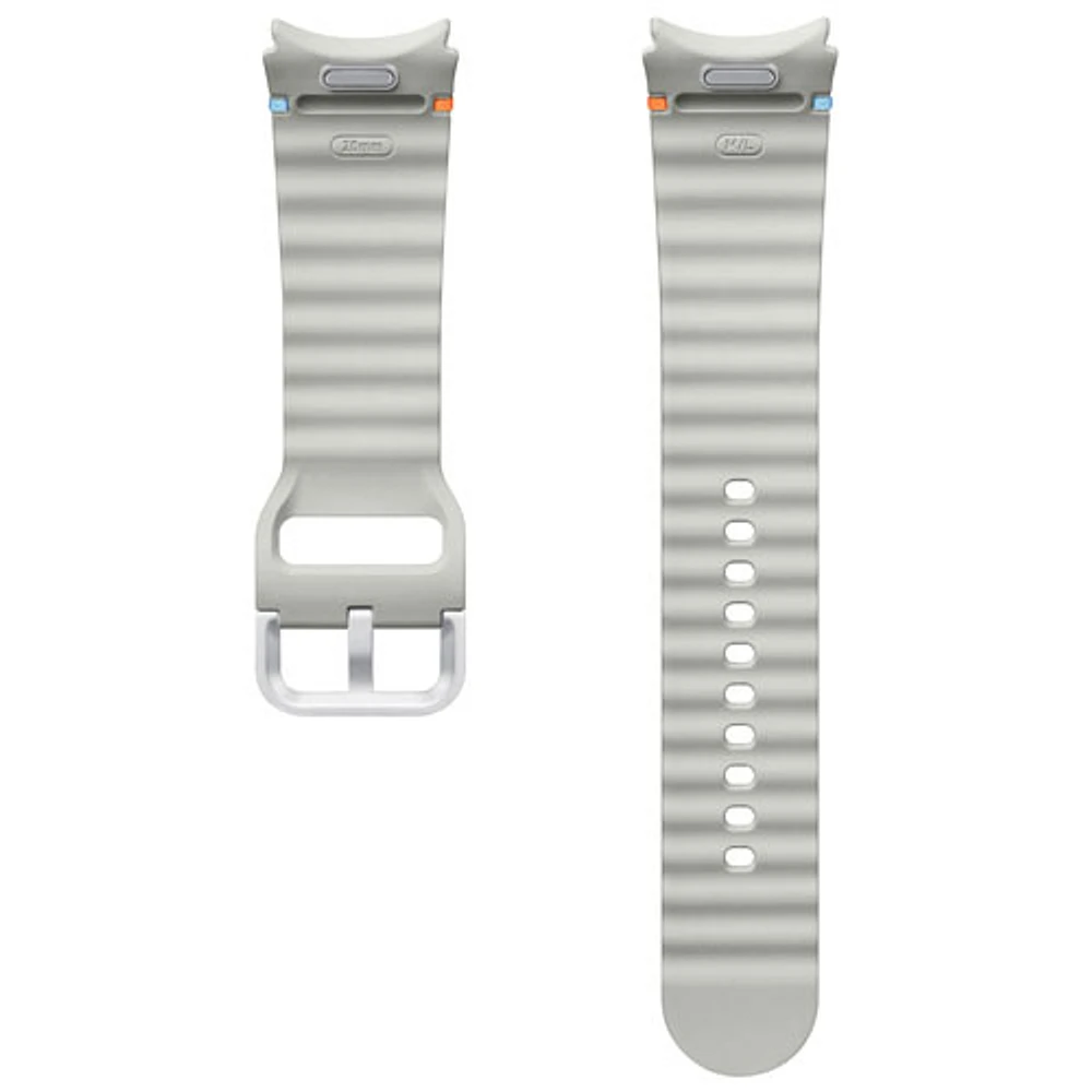 Bracelet sport de Samsung pour montre Galaxy Watch - Moyen/Grand - Argenté