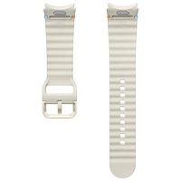 Bracelet sport de Samsung pour montre Galaxy Watch - Moyen/Grand - Crème