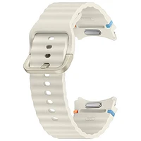 Bracelet sport de Samsung pour montre Galaxy Watch - Moyen/Grand - Crème