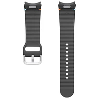 Bracelet sport de Samsung pour montre Galaxy Watch - Moyen/Grand - Gris foncé