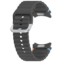 Bracelet sport de Samsung pour montre Galaxy Watch - Moyen/Grand - Gris foncé