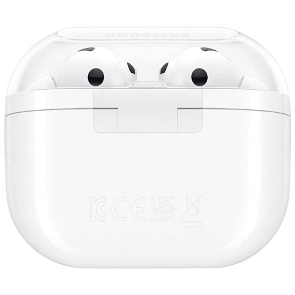 Écouteurs boutons 100 % sans fil à suppression du bruit Galaxy Buds3 Pro de Samsung - Blanc