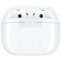 Écouteurs boutons 100 % sans fil à suppression du bruit Galaxy Buds3 Pro de Samsung - Blanc