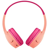 Belkin SoundForm Mini Kids On-Ear Bluetooth Headphones - Pink