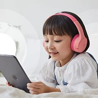 Belkin SoundForm Mini Kids On-Ear Bluetooth Headphones - Pink