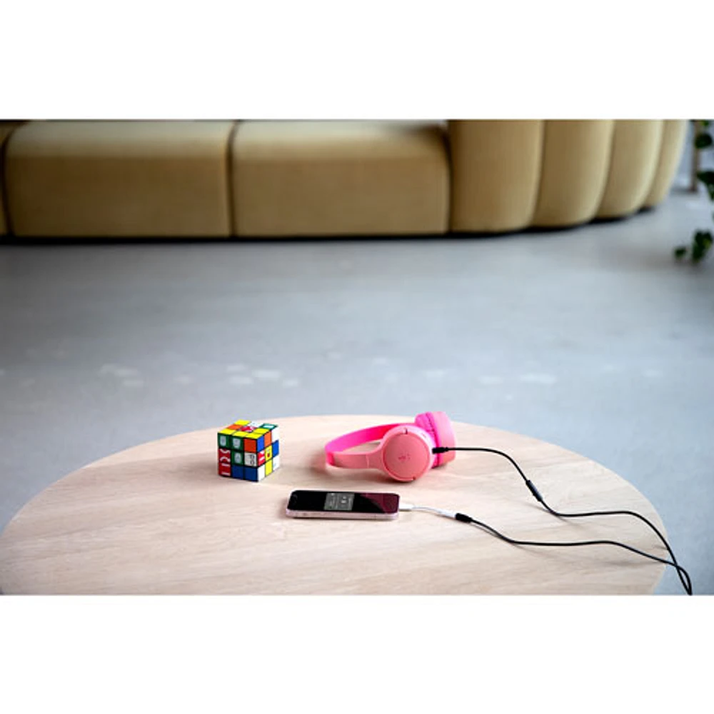 Casque d'écoute Bluetooth SoundForm Mini Kids de Belkin - Rose