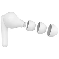 Écouteurs boutons 100 % sans fil SoundForm Rhythm de Belkin - Blanc