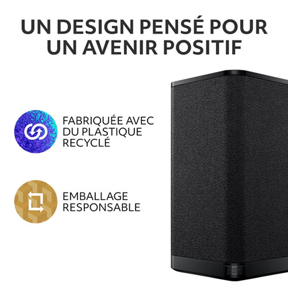 Haut-parleur de fête sans fil Bluetooth résistant aux éclaboussures HYPERBOOM d'Ultimate Ears avec port USB-C - Noir