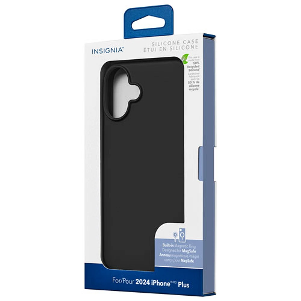 Insignia Fitted Soft Shell Case for iPhone 16 Plus - Black - Only at Best Buy