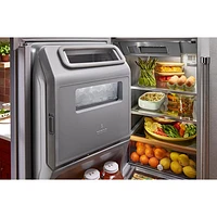 Kitchenaid 36" 26 Cu. Ft. French Door Refrigerator w/ Water & Ice Dispenser (KRMF536RPS) - Stainless