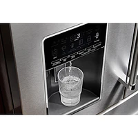 Kitchenaid 36" 26 Cu. Ft. French Door Refrigerator w/ Water & Ice Dispenser (KRMF536RPS) - Stainless