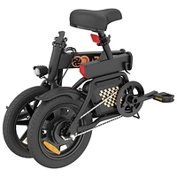 Gyrocopters Rizz B20 Foldable Electric City Bike (350W Motor / Up to 55km Battery Range / 25 km/h Top Speed) - Black